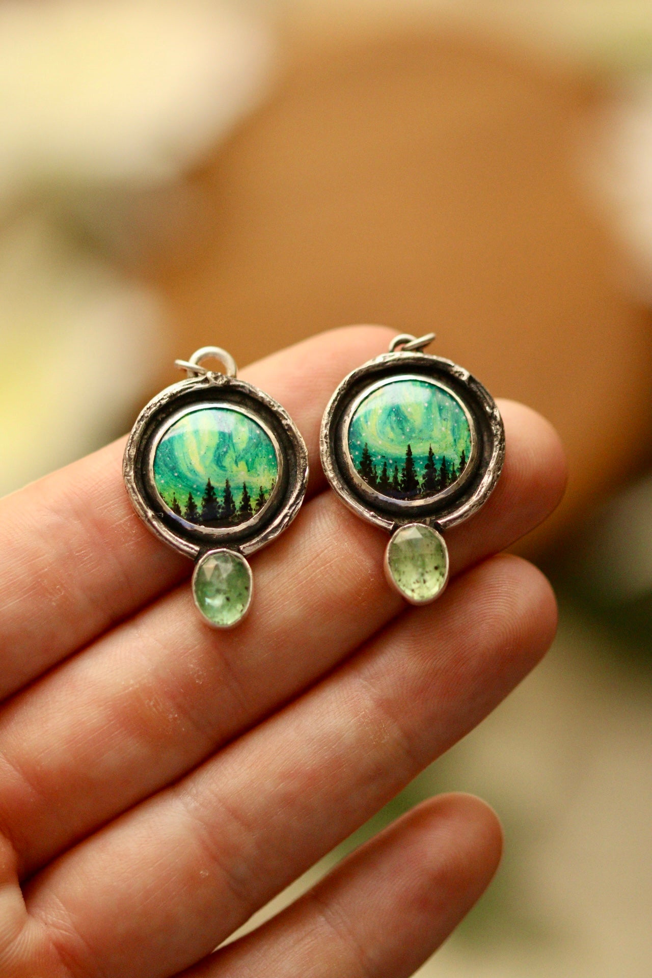 Northern lights statement pendants